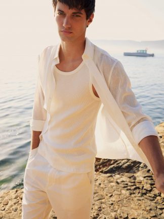 تاپ مردانه بژ دفکتو