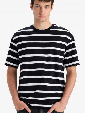 تی شرت مردانه مشکی دفکتو