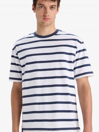 تی شرت مردانه سرمه ای دفکتو