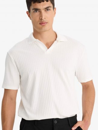 پولوشرت مردانه بژ دفکتو