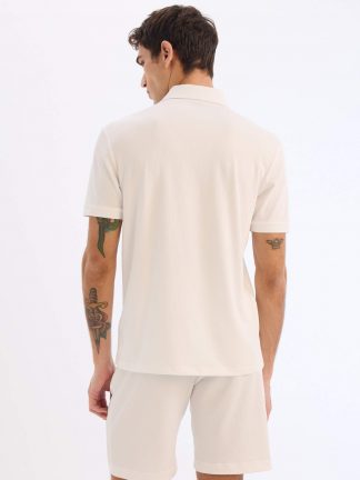 پولوشرت مردانه سفید دفکتو