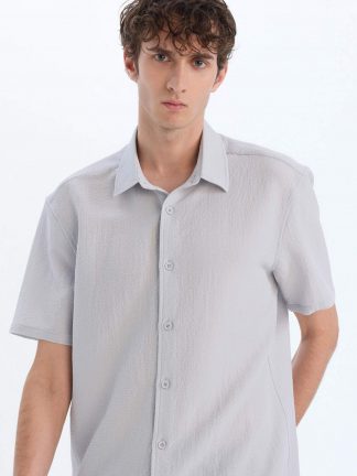 پیراهن آستین کوتاه مردانه دفکتو