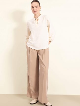 شومیز زنانه بژ دفکتو