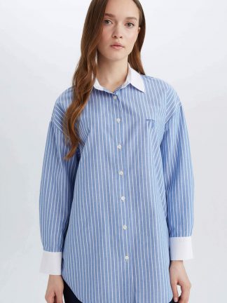 تونیک زنانه آبی دفکتو