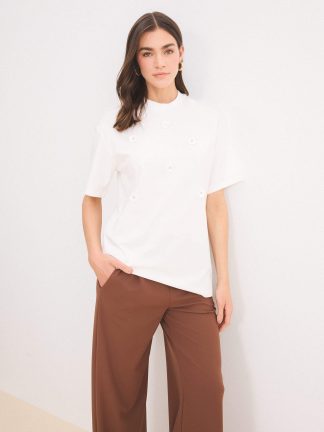 تونیک زنانه بژ دفکتو