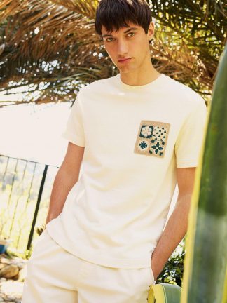 تی شرت مردانه بژ دفکتو