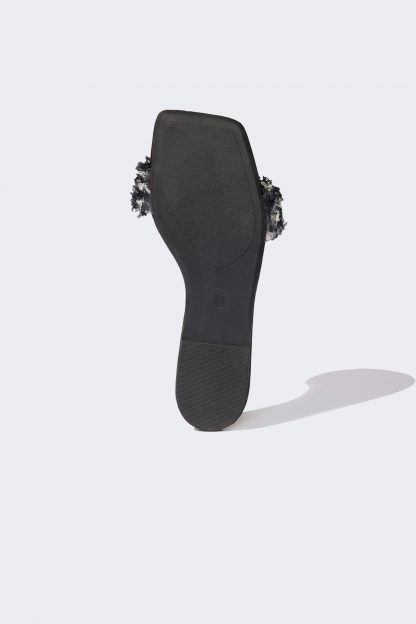 دمپایی زنانه مشکی دفکتو