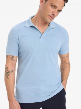 پولوشرت مردانه آبی دفکتو