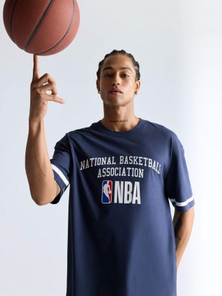 تی شرت مردانه سرمه ای دفکتو