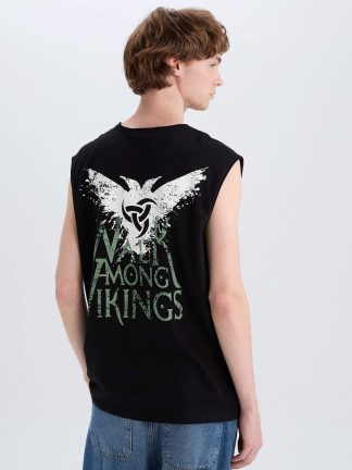 تاپ مردانه مشکی دفکتو