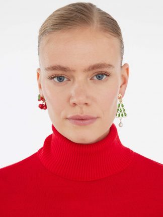 گوشواره زنانه چند رنگ دفکتو