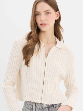 ژاکت زنانه بژ دفکتو