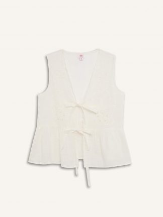 لباس ساحلی زنانه سفید دفکتو