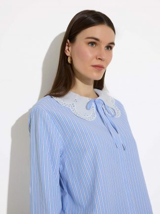 تونیک زنانه آبی دفکتو