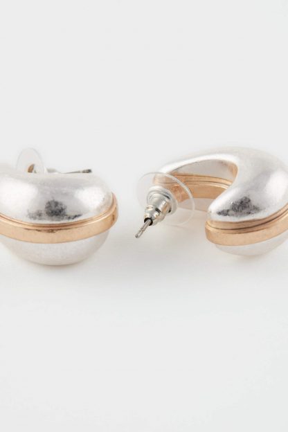 گوشواره زنانه نقره ای دفکتو