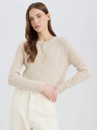 ژاکت زنانه بژ دفکتو