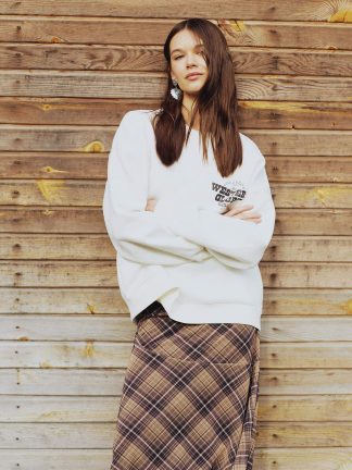 سویشرت زنانه سفید دفکتو