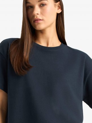 تیشرت زنانه سرمه ای دفکتو