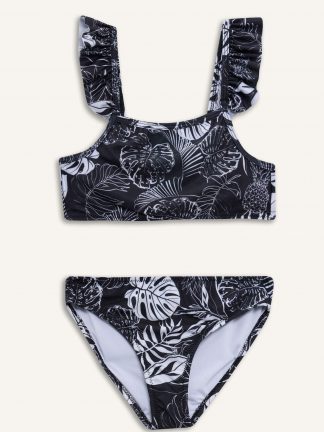 بیکینی دخترانه سفید دفکتو