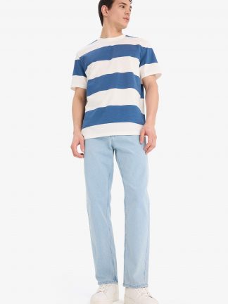 تی شرت مردانه آبی دفکتو