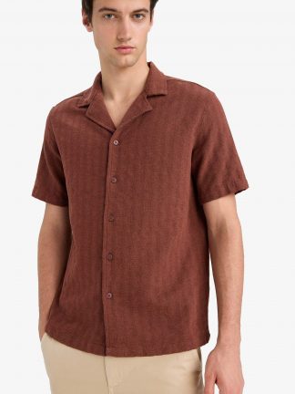 پیراهن آستین کوتاه مردانه دفکتو