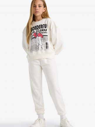 لباس راحتی دخترانه بژ دفکتو