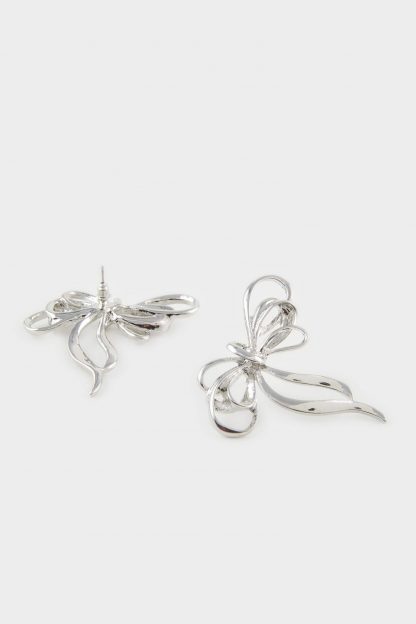 گوشواره زنانه نقره ای دفکتو