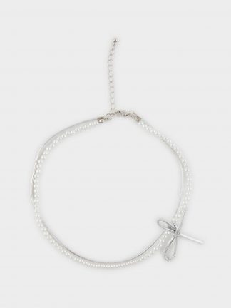 گردنبند زنانه نقره ای دفکتو