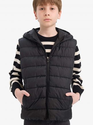 جلیقه پسرانه مشکی دفکتو