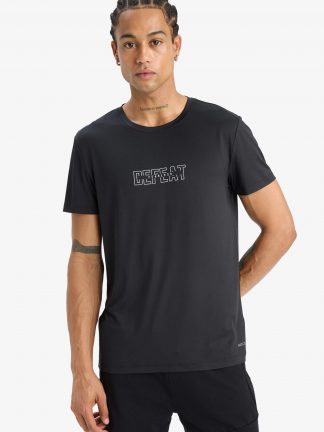 تی شرت مردانه مشکی دفکتو