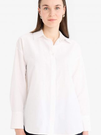 تونیک زنانه سفید دفکتو