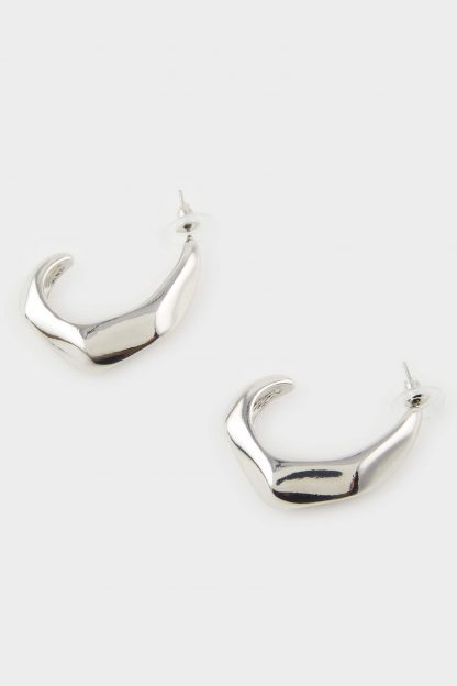 گوشواره زنانه نقره ای دفکتو