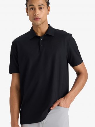 پولوشرت مردانه مشکی دفکتو