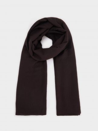 روسری و شال زنانه قهوه ای روشن دفکتو