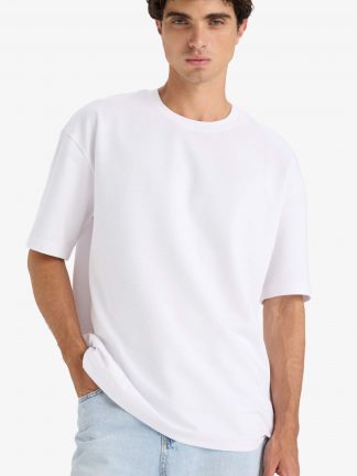 تی شرت مردانه سفید دفکتو