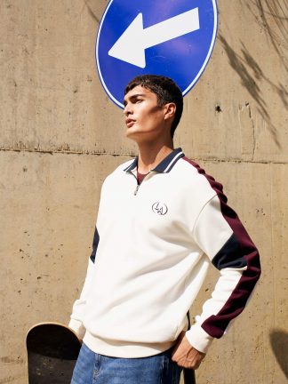 سویشرت مردانه بژ دفکتو