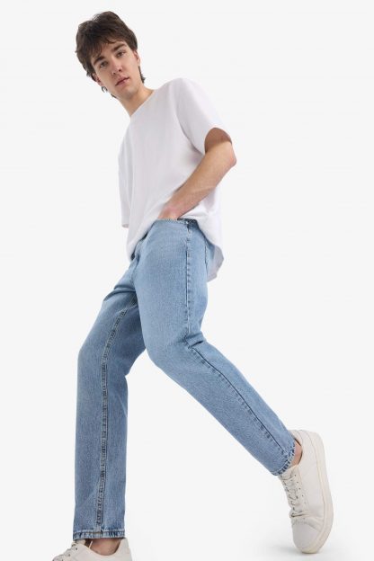 شلوار جین مردانه آبی روشن دفکتو