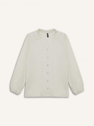 شومیز زنانه بژ دفکتو