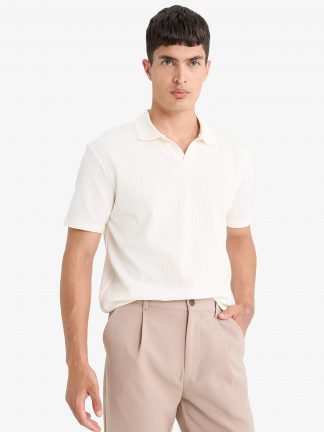 پولوشرت مردانه بژ دفکتو