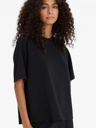 تیشرت زنانه مشکی دفکتو