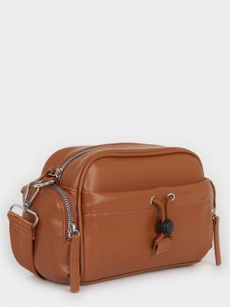 کیف زنانه قهوه ای دفکتو