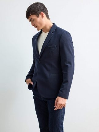 کت مردانه سرمه ای دفکتو