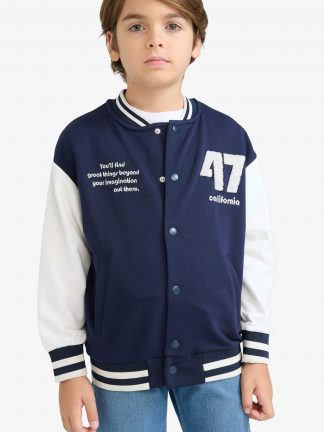 سویشرت پسرانه سرمه ای دفکتو