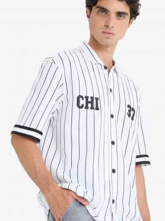 پیراهن آستین کوتاه مردانه بژ دفکتو