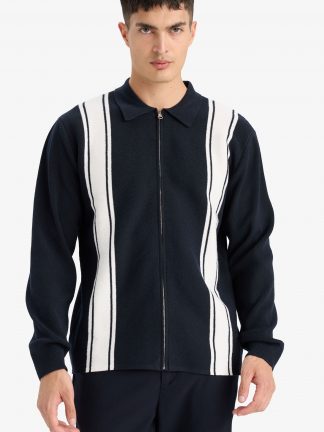 ژاکت مردانه سرمه ای دفکتو