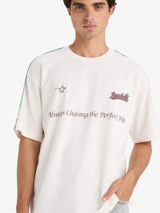 تی شرت مردانه بژ دفکتو