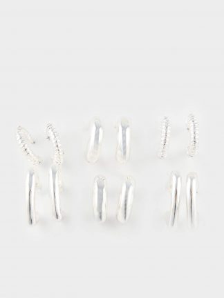 گوشواره زنانه نقره ای دفکتو