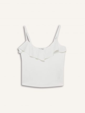 تاپ زنانه سفید دفکتو