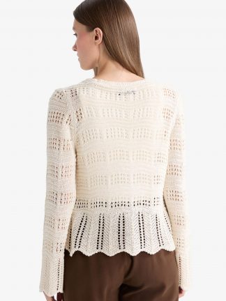 ژاکت زنانه بژ دفکتو