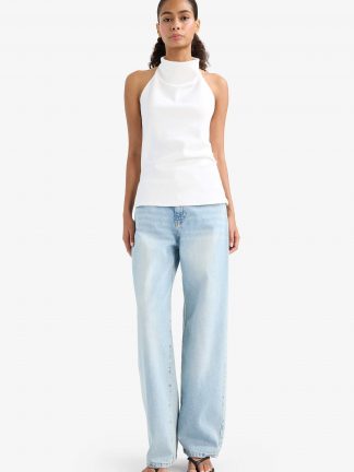 تاپ زنانه بژ دفکتو